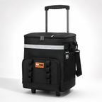 Portable Rolling Cooler Bag with Wheels Large Capacity Insulated Foldable Outdoor Picnic Cooler