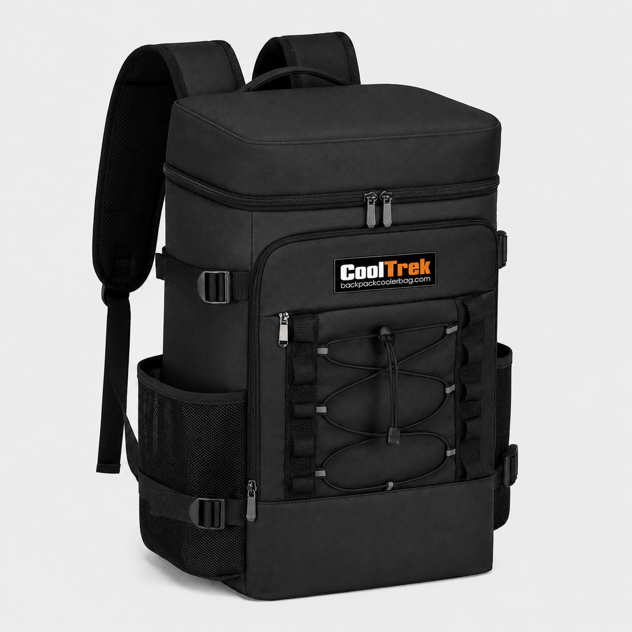 CoolTrek Insulated Cooler Backpack, Leakproof Backpack Cooler Bag with 2 Compartments for Camping, Beach, Picnic & Travel