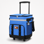 Portable Rolling Cooler Bag with Wheels Large Capacity Insulated Foldable Outdoor Picnic Cooler