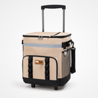 Portable Rolling Cooler Bag with Wheels Large Capacity Insulated Foldable Outdoor Picnic Cooler