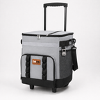 Portable Rolling Cooler Bag with Wheels Large Capacity Insulated Foldable Outdoor Picnic Cooler