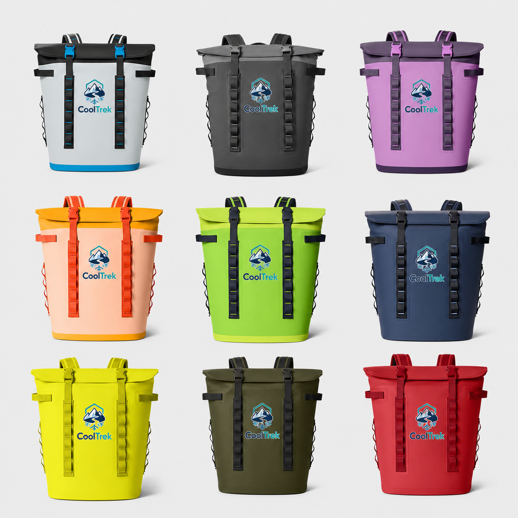 CoolTrek Hopper Backpack Soft Cooler, Waterproof Insulated Cooler Backpack for Picnic, Camping, Hiking & Day Trips