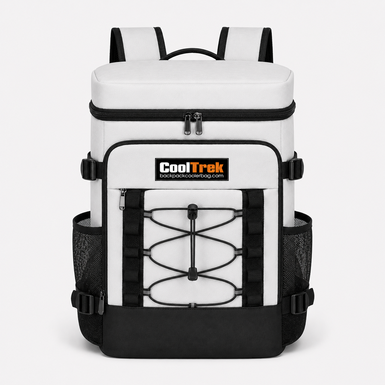CoolTrek Insulated Cooler Backpack, Leakproof Backpack Cooler Bag with 2 Compartments for Camping, Beach, Picnic & Travel